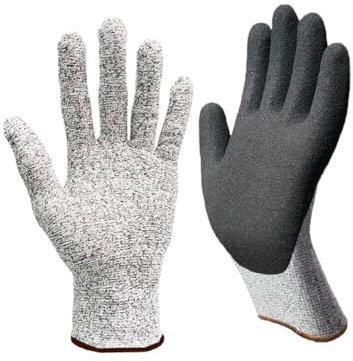 WHAMVOX 1paar Wasserdichte Atmungsaktive Arbeitshandschuhe Mit Rutschfester Beschichtung Multifunktionale Verschleißfeste Sicherheits-handschuhe Für Garten Landwirtschaft Und Wartung
