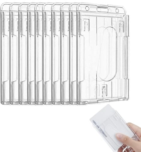 10 Stück Ausweishülle,Ausweishülle Hartplastik,Kartenhülle,Ausweishüllen,Kartenhüllen,Kartenhülle Hartplastik,Ausweishalter,Ausweis- & Kartenhüllen,Card Sleeves,für Ausweise Kreditkarten