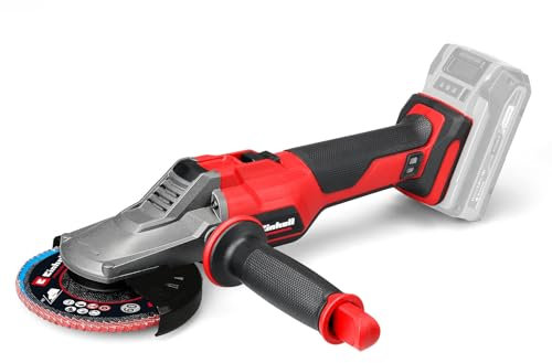 Einhell Professional Akku-Flachkopf-Winkelschleifer TP-AG 18/125 F Li BL-Solo Power X-Change (18 V, 700 W, 125 mm Scheiben-Ø, 33 mm Schnitttiefe, Brushless, inkl. Zubehör, ohne Akku)