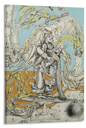 Salvador Dalí – Die Omelettes – Poster, Gemälde auf Leinwand, Wandkunst, Poster, Rollbild, Druck, Wanddekoration, Heimposter, 40 x 60 cm