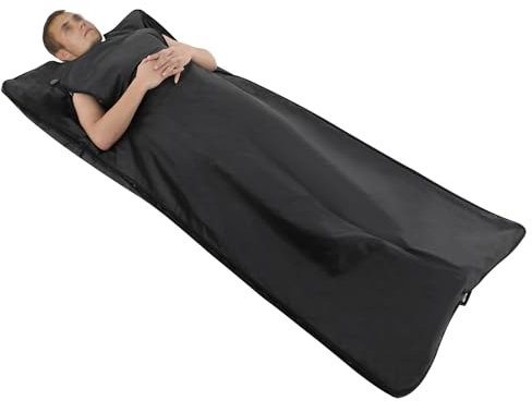 HarBin-Star infraröd bastufilt, bastufilt med fjärrkontroll och väska, 1–9 nivåer bärbar bastufilt, timing-funktion, bärbar bastu, 180 x 80 cm
