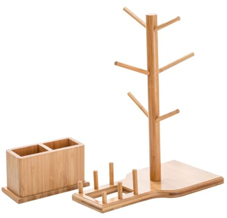 Cabilock Soporte De Tazas De Estante Organizador y Caja De Almacenamiento Rack Colgante Para Tazas Para Cocina y Cafeterías