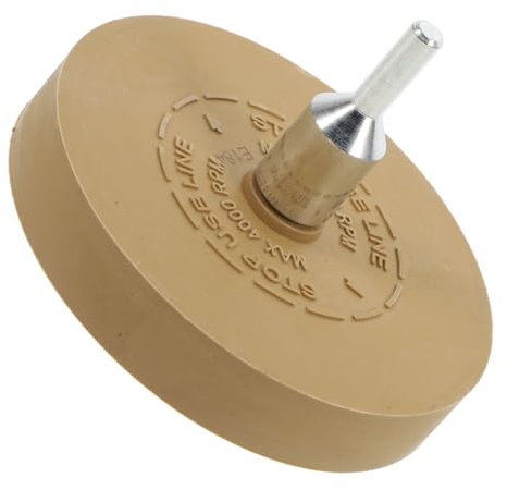 IWOWHERO Glue Remover Wheel for Car Motorcycle Adhesive Wrap Removal Tool Compatible Drill Adhesive Remover for Sticker Graphics