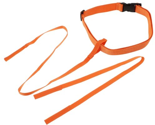 TOYANDONA 1 Juego Correa de aro Salvavidas Correa de natación Deportiva para Nadar Amarre Flotante Atadura de natación el plastico Orange