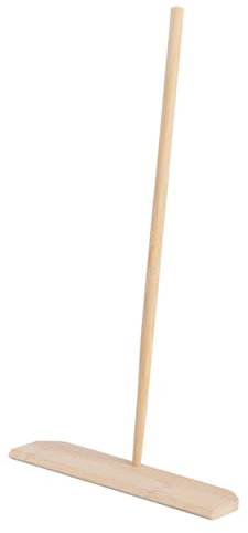 COLLBATH Wood Crepe Pancake Spreader Bamboo Dough Distributor Chinese Pancake Making Tools for Kitchen for Griddle Accessories and Egg Turner Spatula Use