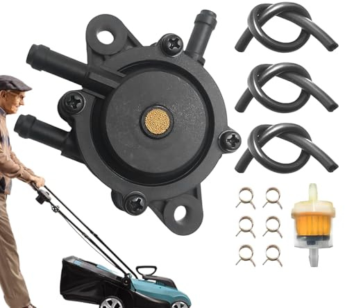 Pompe à huile avec filtre | Tondeuse à gazon Petit moteur Pompe à huile – Résistant à l'usure Compact Accessoire d'entretien pour allée, espace vert, jardin, cour, terrasse, extérieur