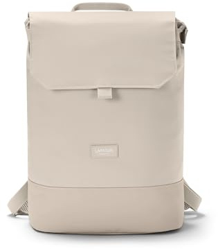 LARKSON Rucksack Damen Beige - Nina - Damen Rucksack mit 16 Zoll Laptopfach für Uni, Arbeit & Reise - Backpack Tagesrucksack Mittelgroß - Wasserabweisend