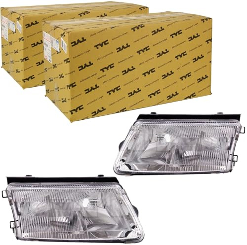 2x TYC H7/H4 Scheinwerfer links+rechts | 20-1143-05-2 + 20-1144-05-2 Kompatibel mit Passat B5 (3B2),Passat B5 Variant (3B5)