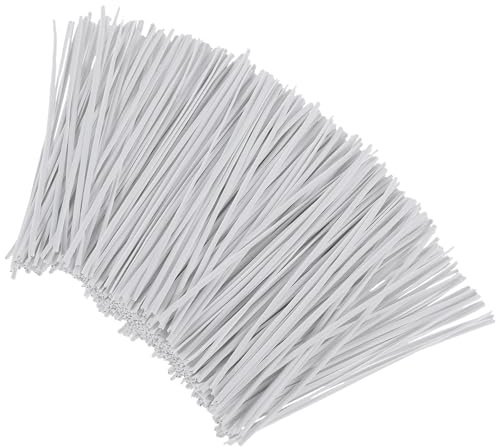 Kichvoe Fascette Stringicavo Riutilizzabili 0,55x100 Mm Set 1000 Pezzi Anima in Ferro Fascette Elettriche Piccole per Gestione Cavi e Organizzazione Giardinaggio