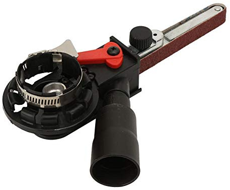 Lijadora de banda para amoladora angular, amoladora de ángulo eléctrica, adaptador de cabeza lijadora de lijadora de mini correa para amoladora angular eléctrica(M14)