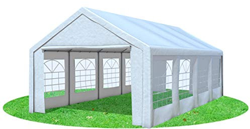 Stabilezelte 4x8m Partyzelt, Classic PRO PE Weiss