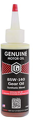 Genuine Gear Oil (Semi Synthetic, 85W-140); 115 mL