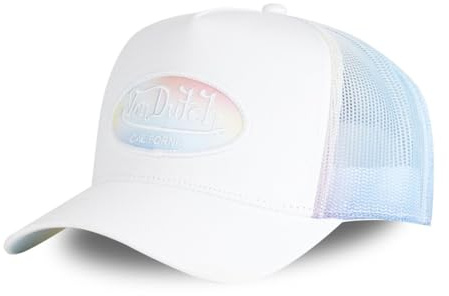 Von Dutch Kappe für Damen und Herren, Trucker-Kappe, verstellbar, weiß, Einheitsgröße