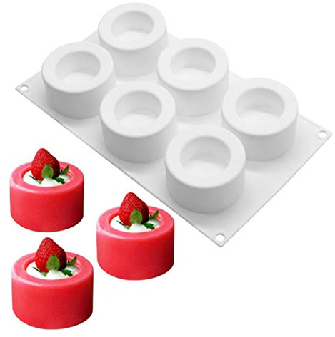 Stampi per Budino 9 cavità - Pirottini Silicone Muffin Gelatina Cupcake Teglia Scatole Torta Gelati al Cioccolato Budini, in silicone, budino, parfait, ghiaccio, riutilizzabili, muffin