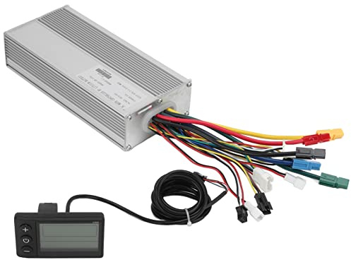 Snufeve6 Motorsteuerung, 24V/36V/48V/60V 1500W bürstenloser Controller, Umrüstsatz für Elektrofahrräder mit LCD-Anzeigefeld, Professionelles Scooter-Zubehör für Mountainbike-Scooter