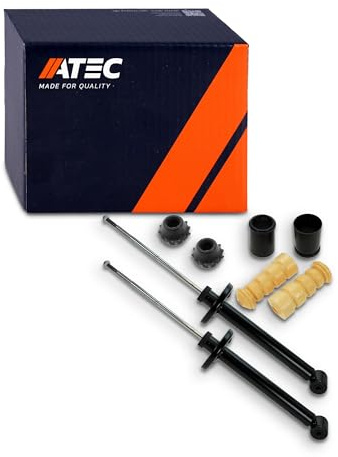 ATEC Germany 2x Gasdruck Stoßdämpfer Hinten Federbein Zweirohr inkl. | Kompatibel mit: VW PASSAT B3/B4, PASSAT B3/B4 Variant