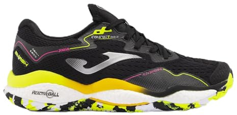 Joma Smash Men 2401 TSMAW2401C, Men Tennis Shoes,Padel Shoes, Black, 45 EU