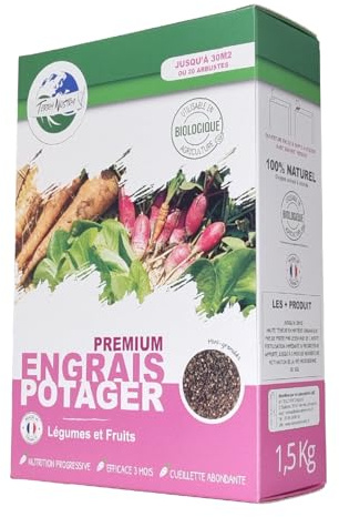 TERRA NOSTRA - Engrais Premium Potager - Seau de 5Kg Mini Granulés - Utilisable en Agriculture Biologique - Produit Écologique - Fabriqué en France
