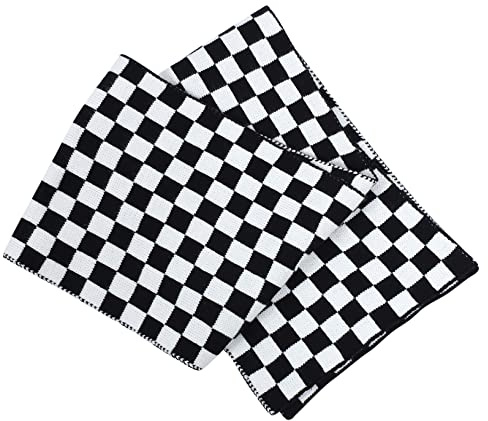 COLLBATH Schachbrettmuster Damenschal Eleganter Karoschal Sonnenschutzschal Bedruckter Damenschal Schachbrettschal