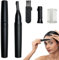 Xerteam Eye Brow Shaper Kit, 5 Pcs Facial Hair Remover for Women and Men, Electric Eyebrow Razor Battery-Operated, Ladies Facial Hair Remover with Grooming Tools for Brows Armpit Sideburns
