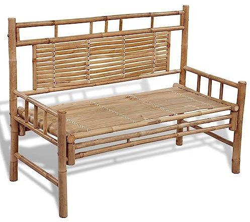 BOWEKAM Home & Garden-Gartenbank 120 cm Bambus-Möbel Wahl