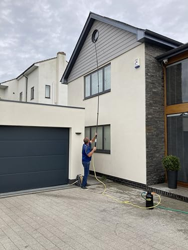 Purity Solutions: Pure Water Window Cleaning Kit: Telescopic 4.6m Water Fed Brush with Portable Pure Water System: DI filtration system for pure water cleaning of windows. Pure Water Cleaning
