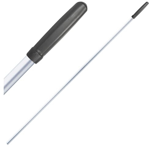 5 Stück Vermop Vermop Alustiel eloxiert, grau-schwarz, L: 141cm, B: 3cm, H: 3cm, Karton