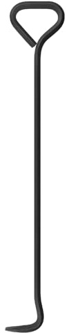 Olympia Tools 5/8 x 30 in. Manhole Cover Hook, for Lifting Manhole Covers & Storm Drain Cover, Versatile Lifting Hooks, Rigid Steel Tool