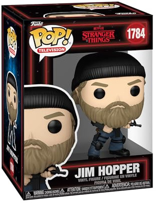 Funko POP! TV: Stranger Things Season 5 - Jim Hopper - Samling Vinylfigur - Presentidé - Officiell Merchandising - Leksaker för Barn Och Vuxna - Fantasy Fans