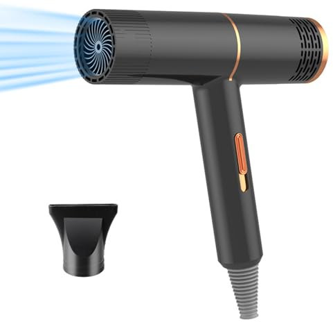 Journeyside Haartrockner 800 W, Haartrockner Tragbarer Reise-Haartrockner Ionen, Schnelltrocknend, 3 Temperaturstufen, Secado Rápido, Fön mit Föhndüsen für Home-Styling, Friseursalons
