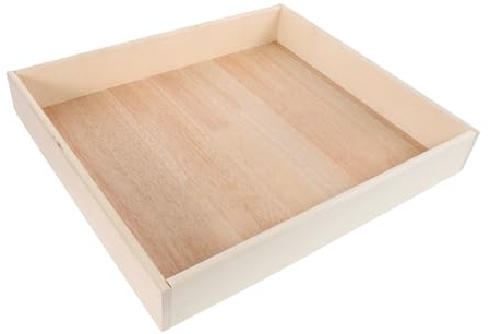 COOPHYA Mini Square Sandbox for Versatile Sand Play Tray and Storage Container for Indoor and Outdoor Use Encourages Creativity and Organization