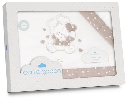 Danielstore Bebe Juego De Sábanas Franela Conjunto 3 Pcs Cuna 60X120 100% Algodón Hecho en España