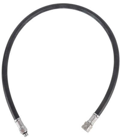 CHICIRIS Tauchausrüstung, PVC-gewebter Mitteldruck-Tauchschlauch, Flexibler Schnorchelschlauch für Atemregler der 2. Stufe, 86 cm Länge für Gerätetauchen und Freitauchen