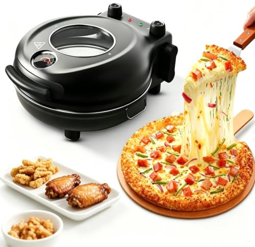 Forno elettrico per pizza a 420℃ con pietra da forno da 12 pollici