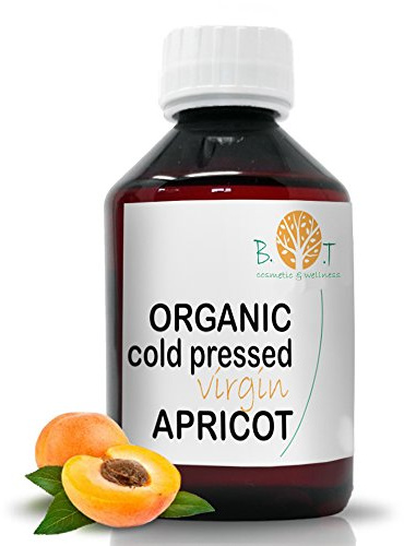 Aceite de Nuez de Albaricoque Ecológico y Prensado en Frío | Hidratante Facial, Corporal y Capilar | Contorno de Ojos | Rejuvenecedor | Omega 6 y Omega 9 100 ml