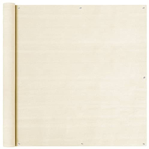 DIGBYS Balkonblende Creme 120x400cm HDPE