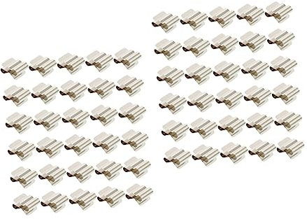 Gatuida 60stücke Teiliges Edelstahl Kabelclips Für Solarmodule Stabile Drahtklemmen Zur Befestigung Von Kabeln An Anhängern Und Booten Für Sauberes Kabelmanagement