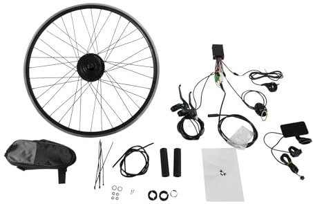 Begoniape 28/29 Zoll Elektrofahrrad Umbausatz E-Bike Vorderrad Conversion Kit mit LCD-Display 700CC Aluminium 5 Gänge E-Bike Umbausatz Motor 36V 250W