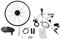 Begoniape 28/29 Zoll Elektrofahrrad Umbausatz E-Bike Vorderrad Conversion Kit mit LCD-Display 700CC Aluminium 5 Gänge E-Bike Umbausatz Motor 36V 250W