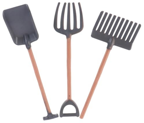 OFFSCH Mini-gartenwerkzeug Feengärten Mini-Bauernhof-Werkzeuge Aus Hochwertigem Exquisites Detail Und Verarbeitung Als Dekoration Für Puppenhäuser Und