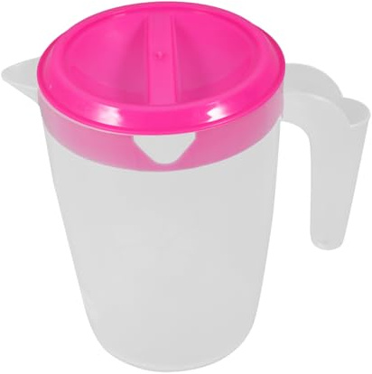 MAGICLULU Pichet à Eau avec Couvercle Plastique Pichet à Boisson Réutilisable pour Boissons Froides