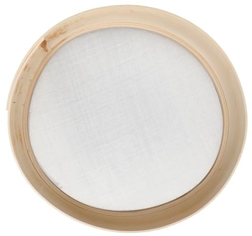 OKUMEYR 2piezas Tamizadora De Madera para Harina Colador Portátil De Cocina Sifón De Malla Fina para Repostería y Panadería para Filtrar Harina y Preparar Postres