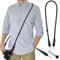 Zouwel Camera Strap, Camera Strap with Quick Release System, Nylon Rope Camera Shoulder Neck Strap for Universal SLR DSLR Digital Mirrorless Camera(Black)