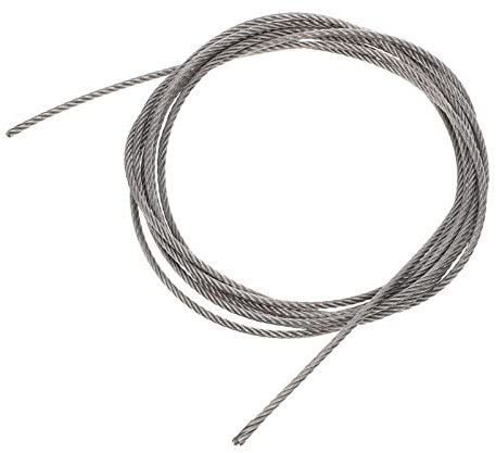 MUCKLILY Edelstahl-drahtseil Witterungsbeständig Für Geländer Wäscheleine Gartenzaun Lang Robust Und Haltbar