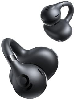Baseus BC1 Écouteurs à Oreille Ouverte, Clip Oreilles, Son Impressionnant, Basses adaptatives, Bluetooth 6.0, réduction de Bruit en Appel, IP55, 38h autonomie, légers - Noir Interstellaire
