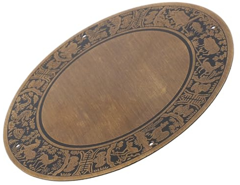 SHINEOFI Plaque Arrière en Cuivre pour Boîte en Bois Style Chinois Antique, Décorative et Polyvalente, pour Coffres et Boîtes de Rangement Traditionnels