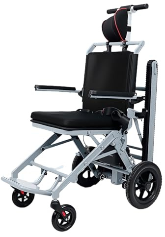Silla De Ruedas Eléctrica para Subir Escaleras, con Ruedas Y Capacidad De Carga De 165 Kg/373 LB, para Personas Mayores con Discapacidad. A