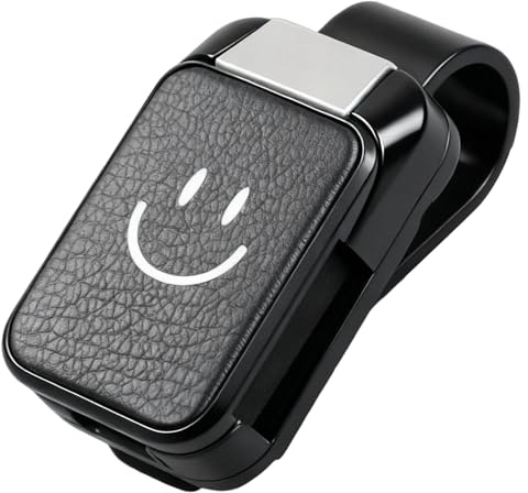 Brillenhalter für Auto Sonnenblende,Magnetischer Leder Brillenhalter Clip,Sonnenbrillen Halter Auto,Universal Leder Brillenhalterung Auto,Passend für die Meisten Sonnenbrillen,Kurzsichtige Brill