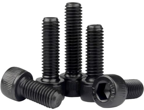 GZSYWZ 20 Piezas M3 X 20mm Tornillos Cilíndricos de Cabeza Hexagonal - Tornillos Allen de Acero Inoxidable para Reparación & Sujetador, Negro, Totalmente Roscado