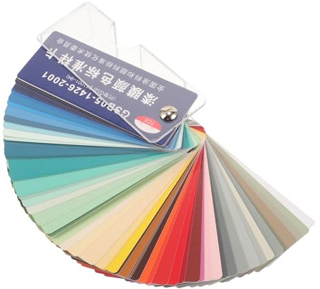 Mikikit Nuancier 288 Cartes de Couleur Peinture 83 Couleurs, Papier et Plastique, Portable pour Travaux de Bricolage et Professionnels